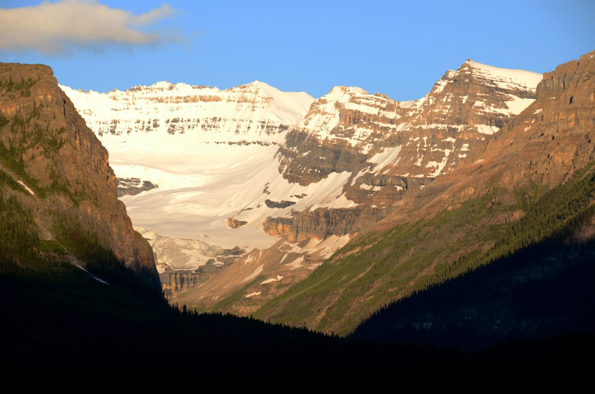 13 Sunrise On Fairview Mountain, Mount Victoria, Collier Peak, Popes Peak From Hill At Lake Louise Village